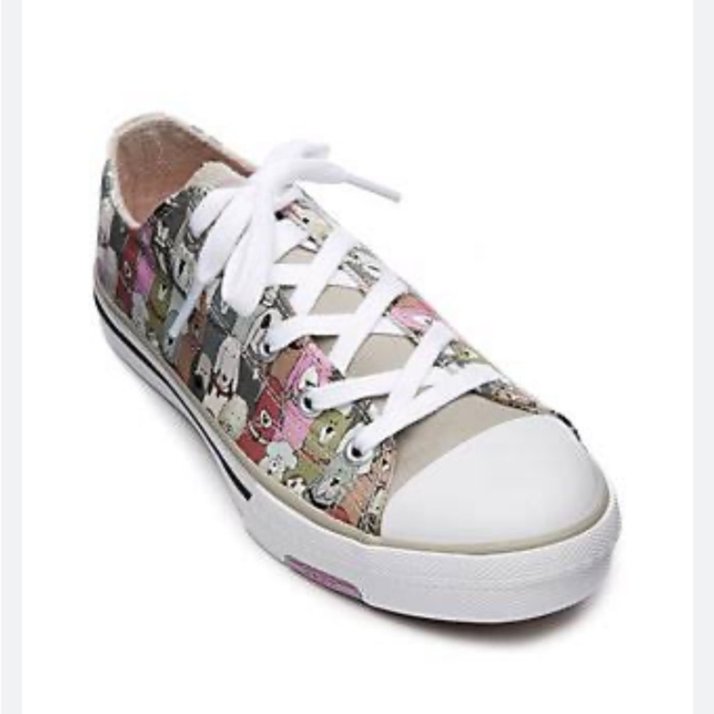Bobs From Skechers Memory Foam Dog Print Utopia Dandy Sneakers Sz 6.5